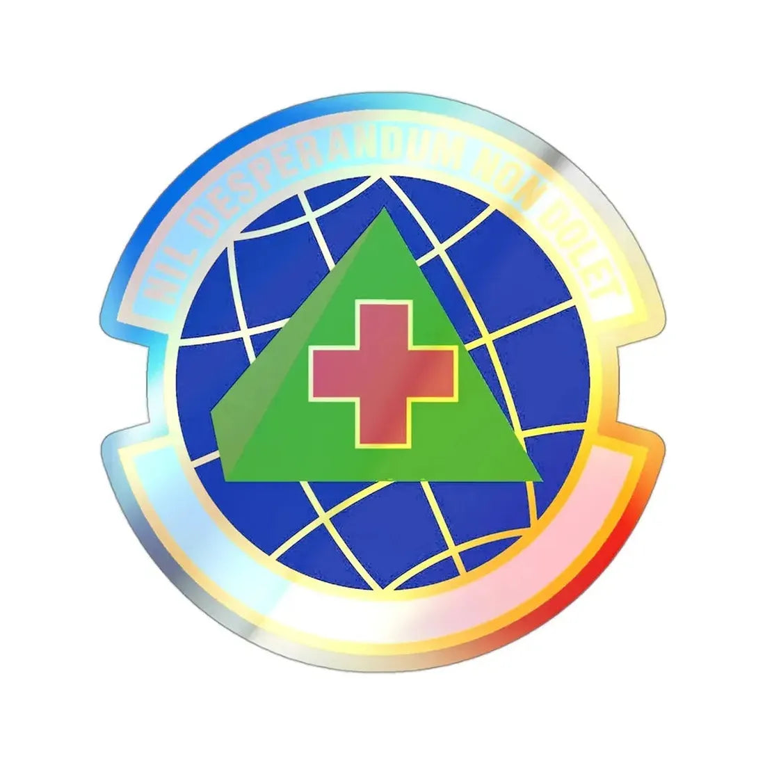 916 Aerospace Medicine Squadron AFRC (U.S. Air Force) Holographic STICKER Die-Cut Vinyl Decal - The Sticker Space
