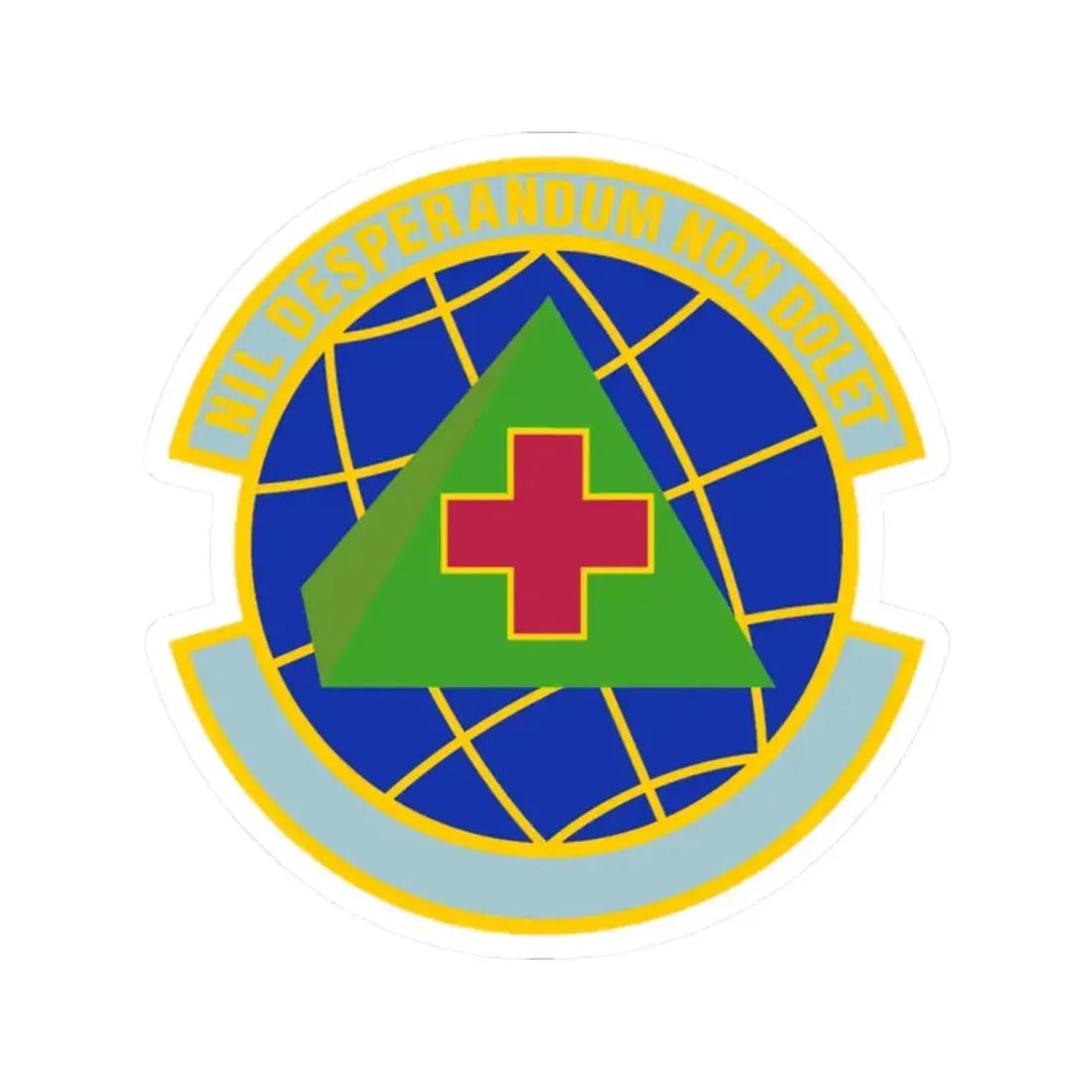 916 Aerospace Medicine Squadron AFRC (U.S. Air Force) STICKER Vinyl Kiss-Cut Decal 2 Inch White - The Sticker Space