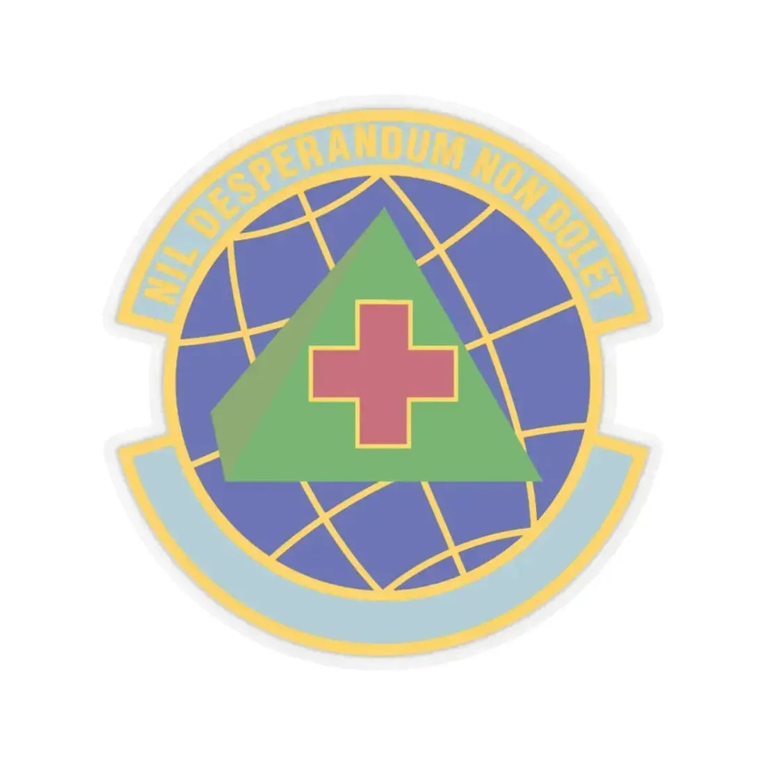 916 Aerospace Medicine Squadron AFRC (U.S. Air Force) STICKER Vinyl Kiss-Cut Decal 3 Inch Transparent - The Sticker Space