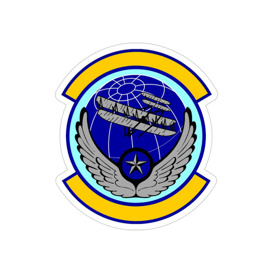 916 Aircraft Maintenance Squadron AFRC (U.S. Air Force) REVERSE PRINT Transparent STICKER-6 Inch-The Sticker Space