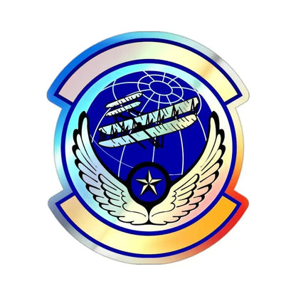 916 Aircraft Maintenance Squadron AFRC (U.S. Air Force) Holographic STICKER Die-Cut Vinyl Decal 2 Inch Holographic - The Sticker Space