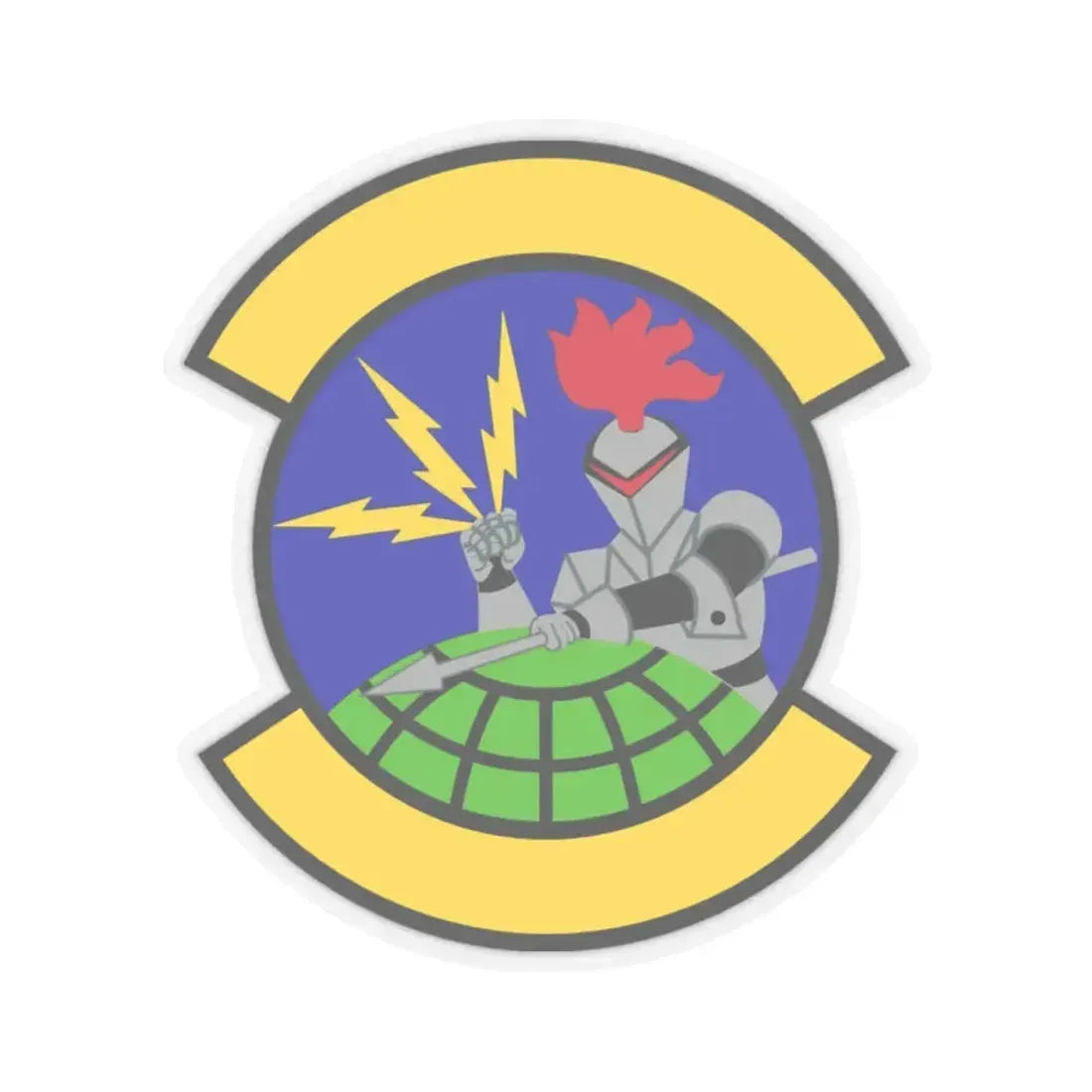 916 Maintenance Squadron AFRC (U.S. Air Force) STICKER Vinyl Kiss-Cut Decal 2 Inch Transparent - The Sticker Space