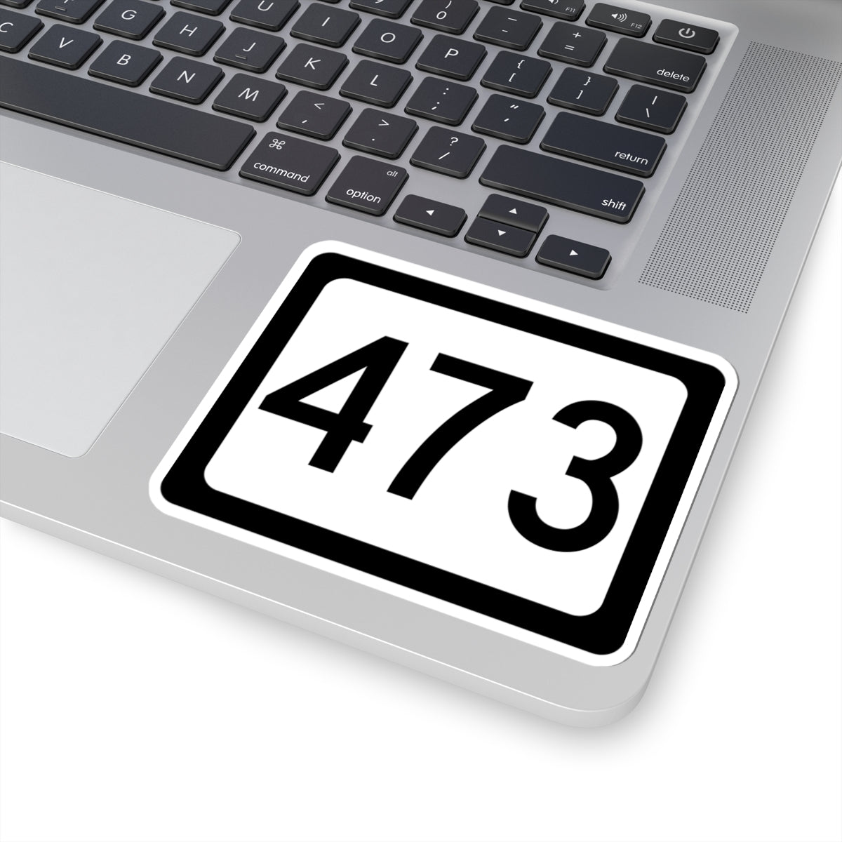 WV-473 (Virginia) (Road Sign) STICKER Vinyl Kiss-Cut Decal