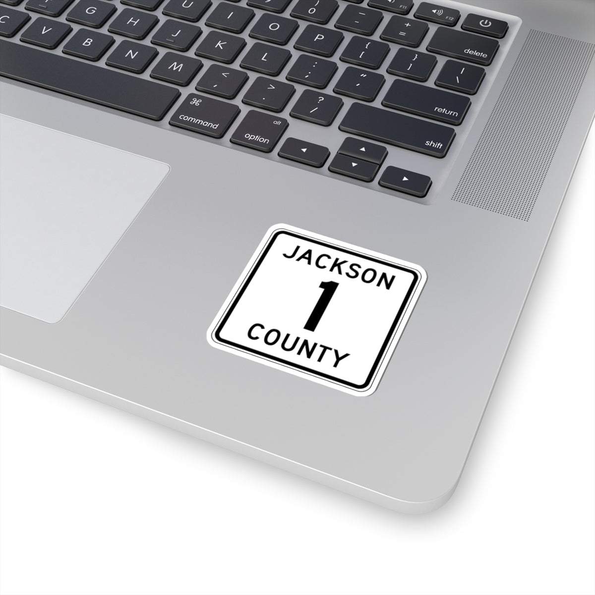 Jackson County Route 1 MN (Minnesota) (Road Sign) STICKER Vinyl Kiss-Cut Decal