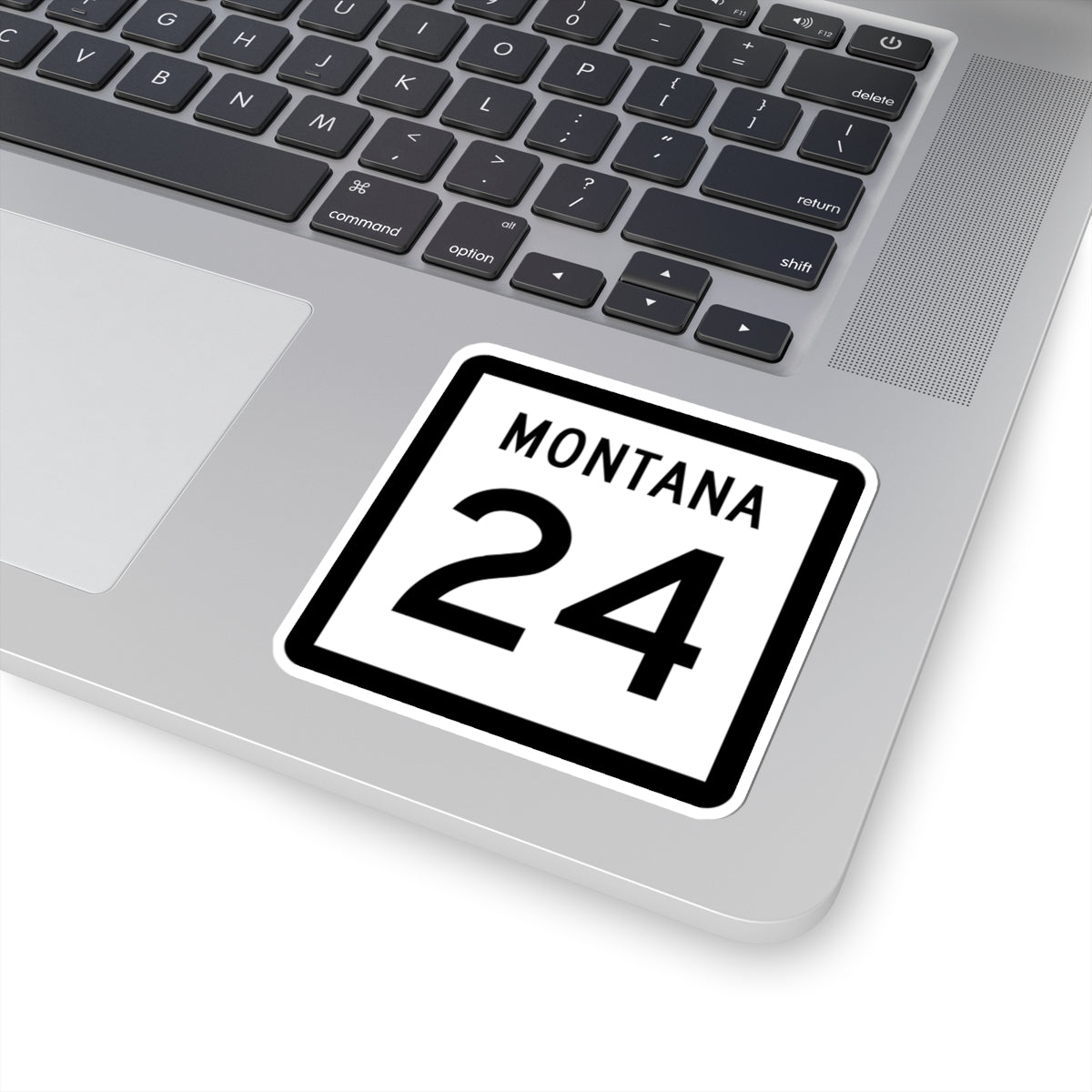 MT-24 (Montana) (Road Sign) STICKER Vinyl Kiss-Cut Decal