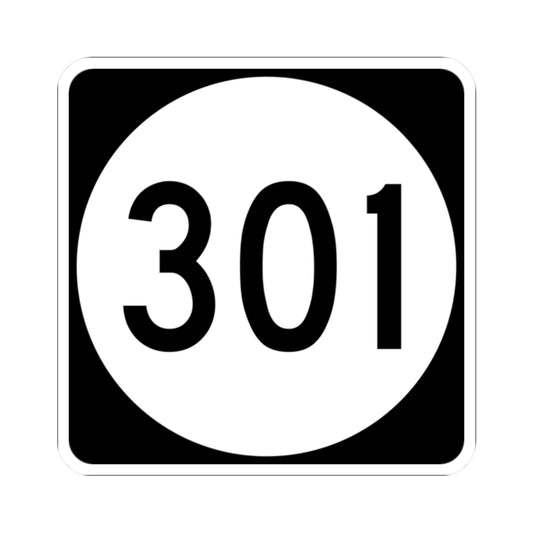 PR tertiary 301 (Puerto Rico) (Road Sign) STICKER Vinyl Kiss-Cut Decal