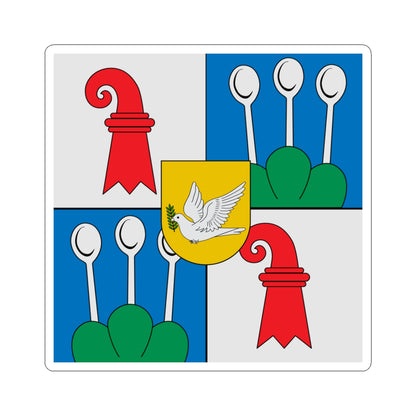 Flag of Kurt Koch (Switzerland) STICKER Vinyl Kiss-Cut Decal