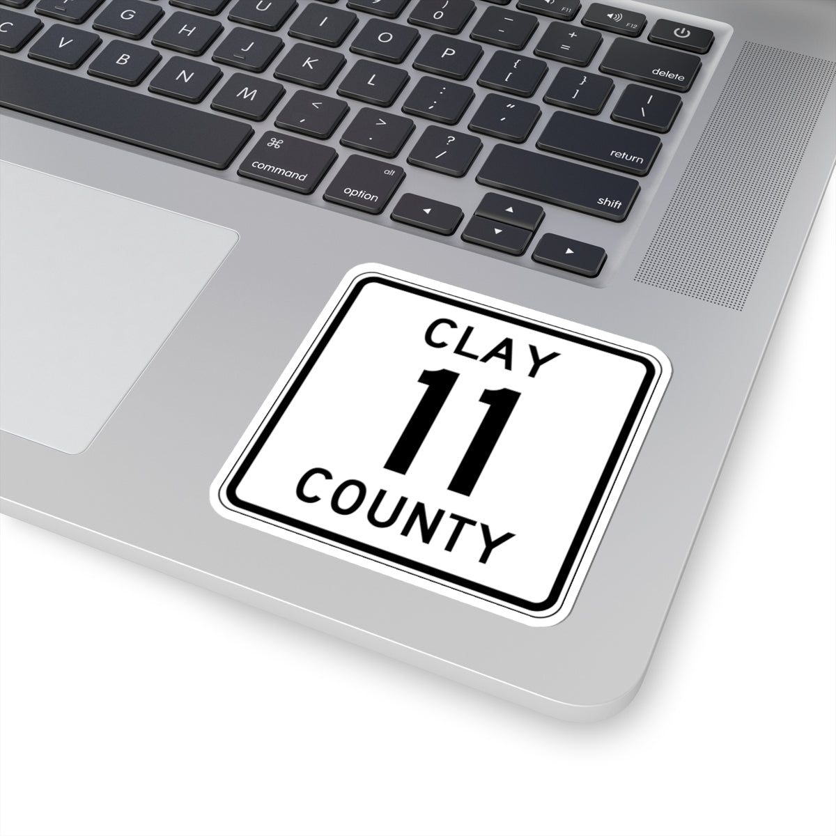 Clay County 11 MN (Minnesota) (Road Sign) STICKER Vinyl Kiss-Cut Decal