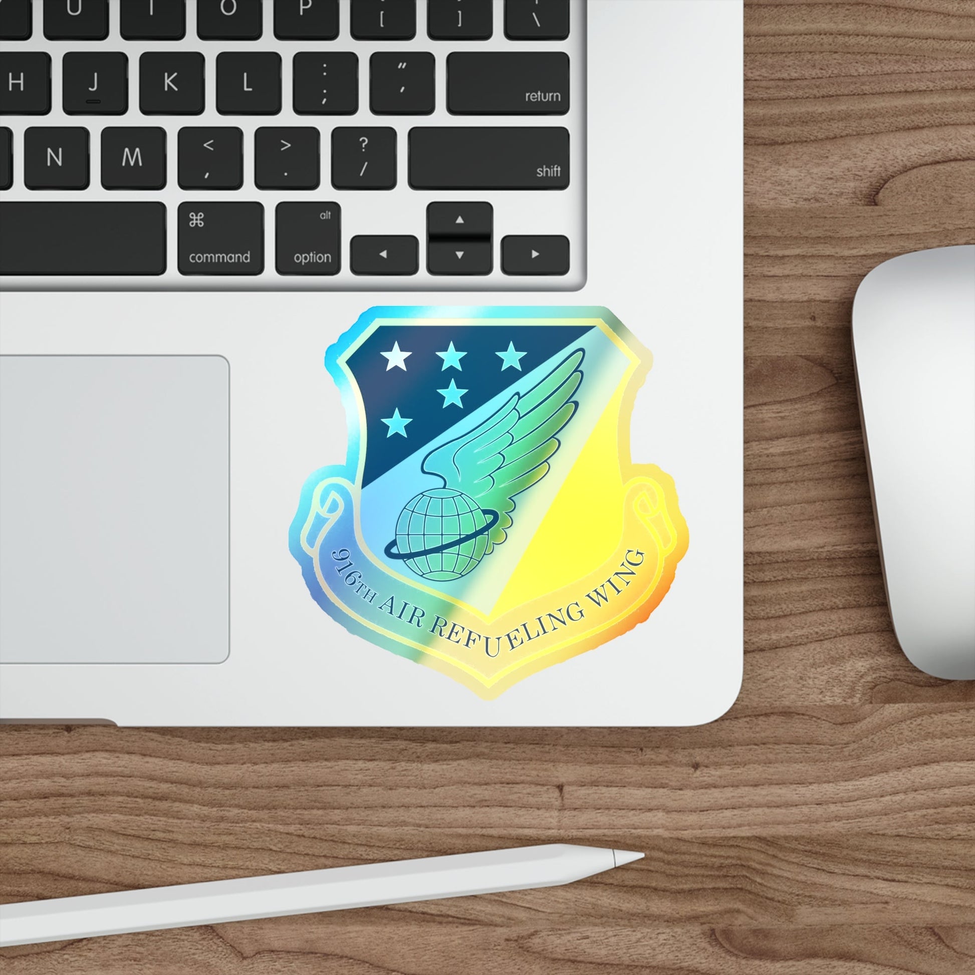 916th Air Refueling Wing (U.S. Air Force) Holographic STICKER Die-Cut Vinyl Decal-The Sticker Space