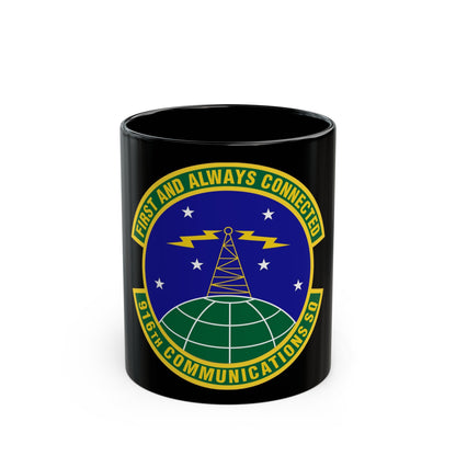 916th Communications Squadron (U.S. Air Force) Black Coffee Mug-11oz-The Sticker Space