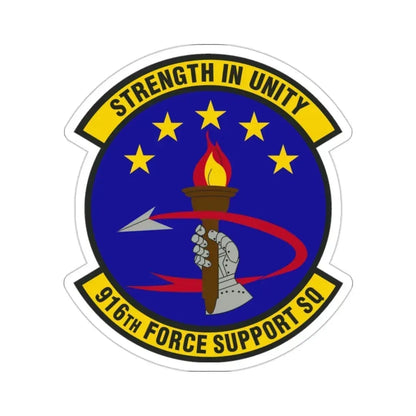 916th Force Support Squadron (U.S. Air Force) STICKER Vinyl Die-Cut Decal 2 Inch - The Sticker Space