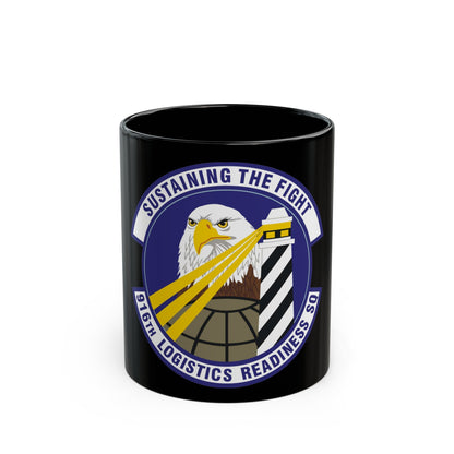 916th Logistics Readiness Squadron (U.S. Air Force) Black Coffee Mug-11oz-The Sticker Space