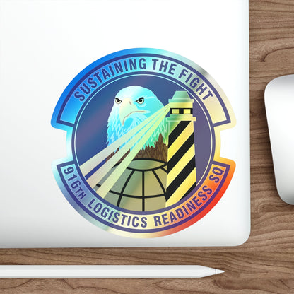 916th Logistics Readiness Squadron (U.S. Air Force) Holographic STICKER Die-Cut Vinyl Decal-The Sticker Space
