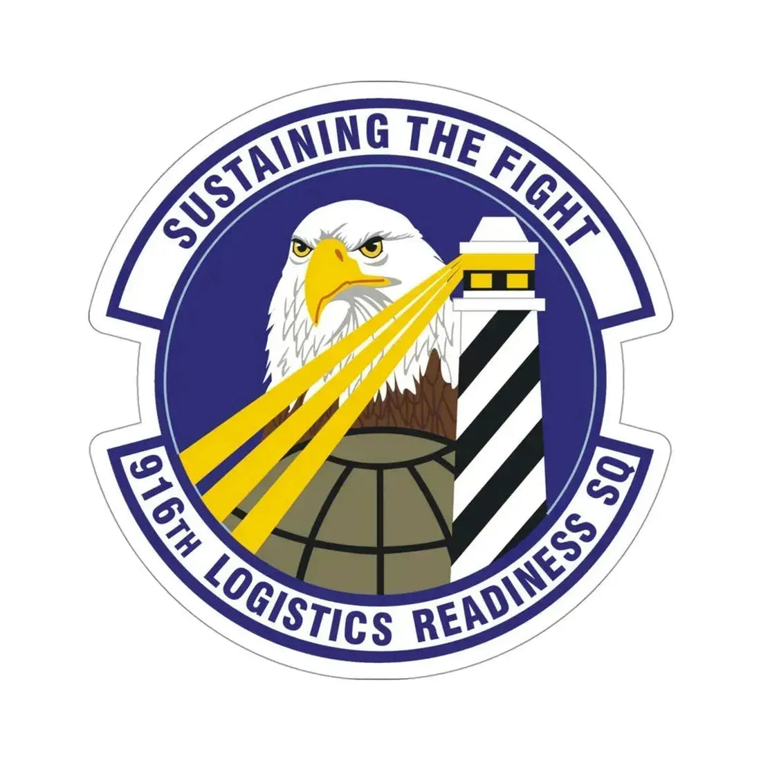 916th Logistics Readiness Squadron (U.S. Air Force) STICKER Vinyl Die-Cut Decal 4 Inch - The Sticker Space
