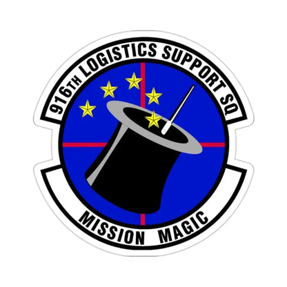 916th Logistics Support Squadron (U.S. Air Force) STICKER Vinyl Die-Cut Decal 2 Inch - The Sticker Space