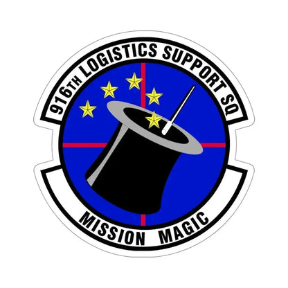 916th Logistics Support Squadron (U.S. Air Force) STICKER Vinyl Die-Cut Decal 5 Inch - The Sticker Space