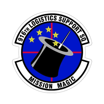 916th Logistics Support Squadron (U.S. Air Force) STICKER Vinyl Die-Cut Decal 5 Inch - The Sticker Space
