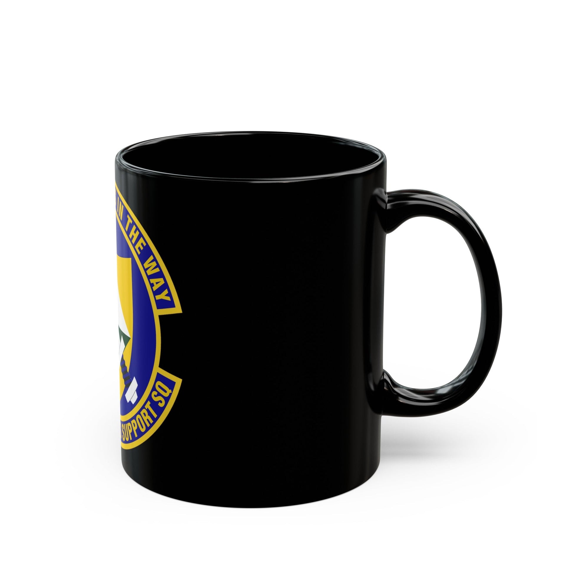 916th Operations Support Squadron (U.S. Air Force) Black Coffee Mug-The Sticker Space