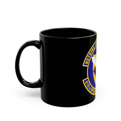 916th Operations Support Squadron (U.S. Air Force) Black Coffee Mug-The Sticker Space