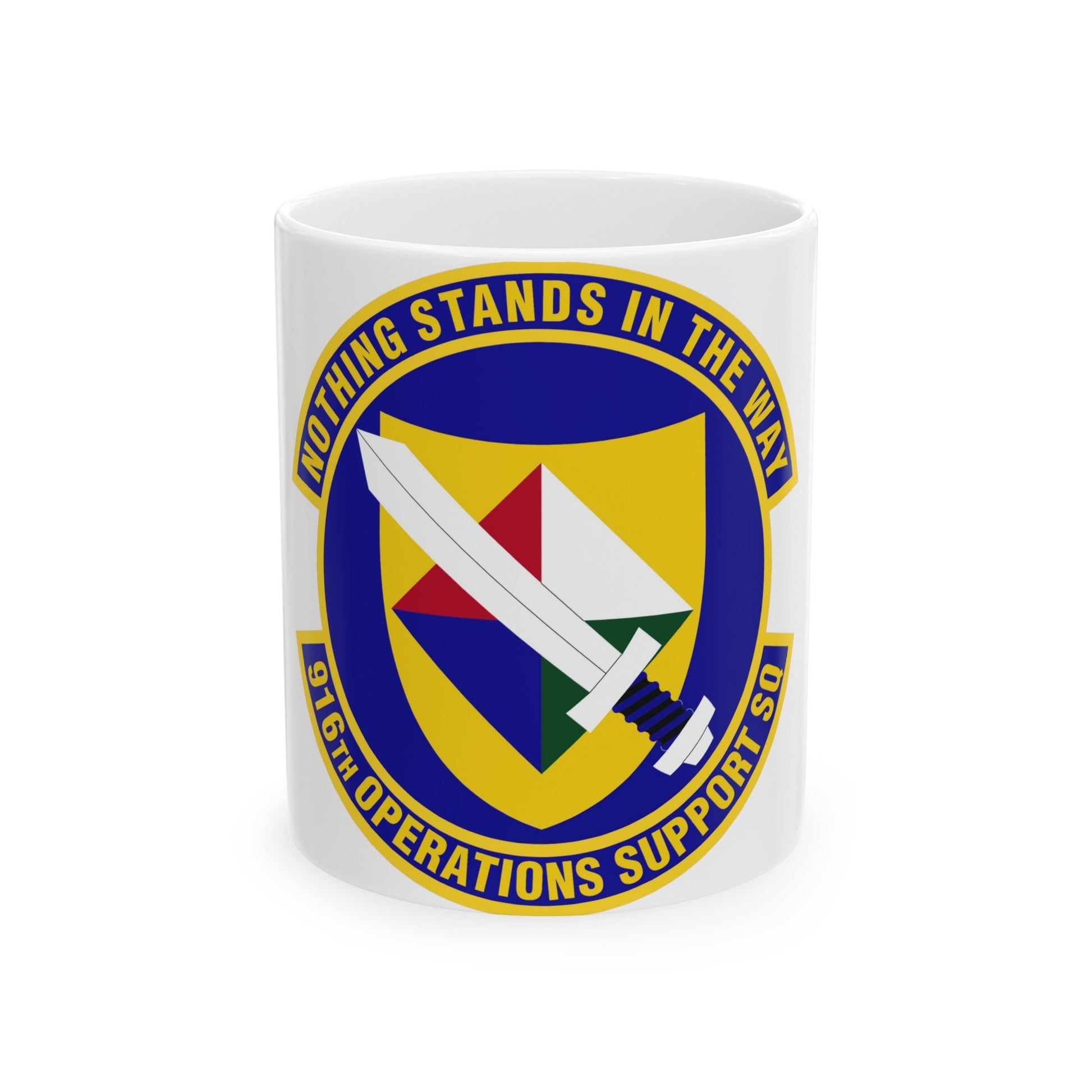 916th Operations Support Squadron (U.S. Air Force) White Coffee Mug-11oz-The Sticker Space