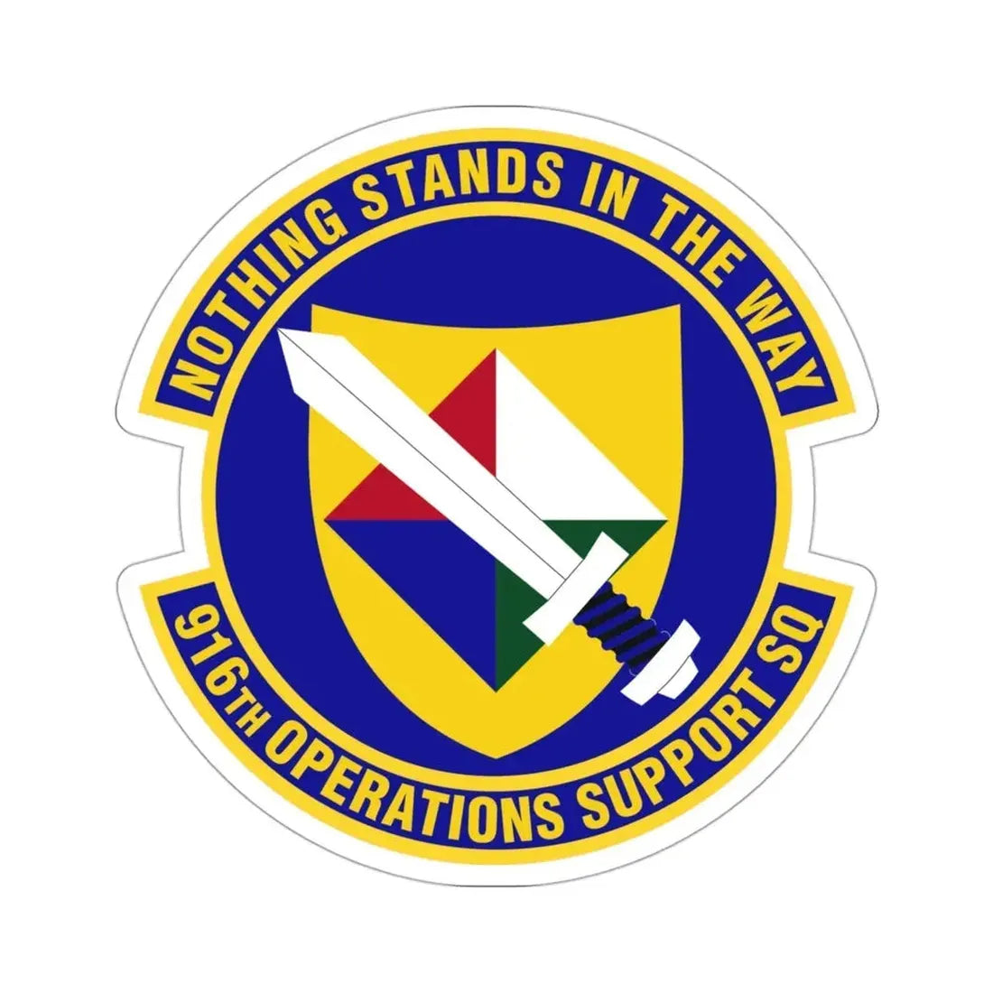 916th Operations Support Squadron (U.S. Air Force) STICKER Vinyl Die-Cut Decal - The Sticker Space