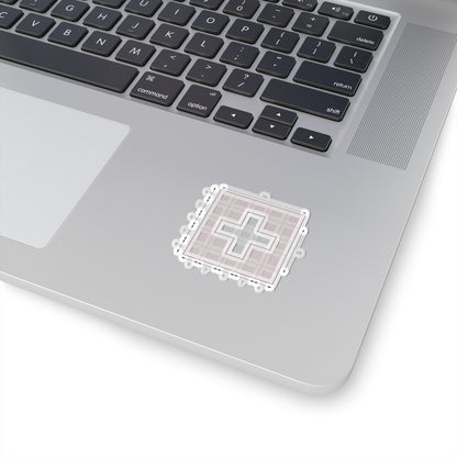 Swiss Flag Specifications (Switzerland) STICKER Vinyl Kiss-Cut Decal