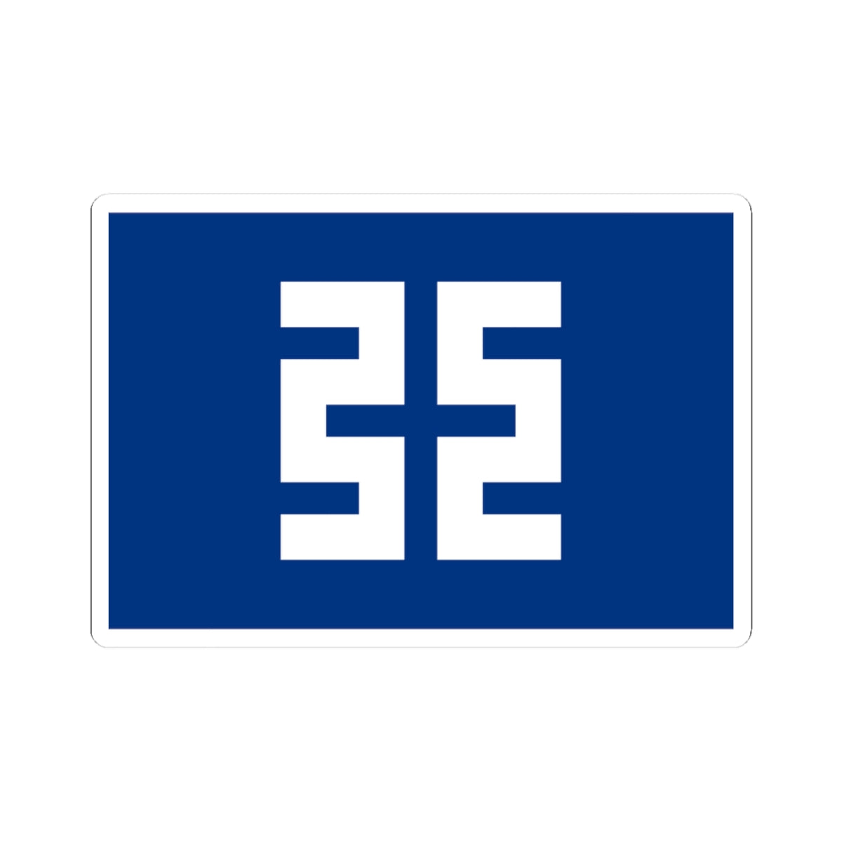 Flag of Kuroishi Aomori (Japan) STICKER Vinyl Kiss-Cut Decal