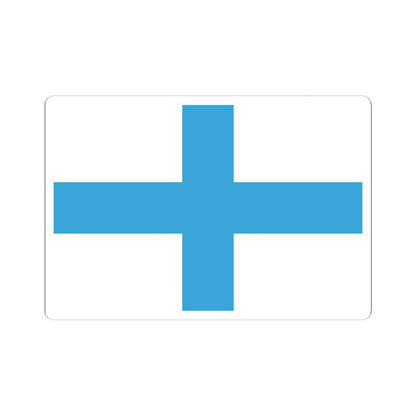 Flag of Marseille (France) STICKER Vinyl Kiss-Cut Decal