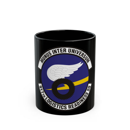 917th Logistics Readiness Squadron (U.S. Air Force) Black Coffee Mug-11oz-The Sticker Space