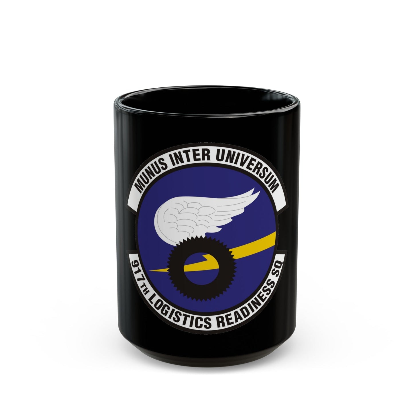 917th Logistics Readiness Squadron (U.S. Air Force) Black Coffee Mug-15oz-The Sticker Space