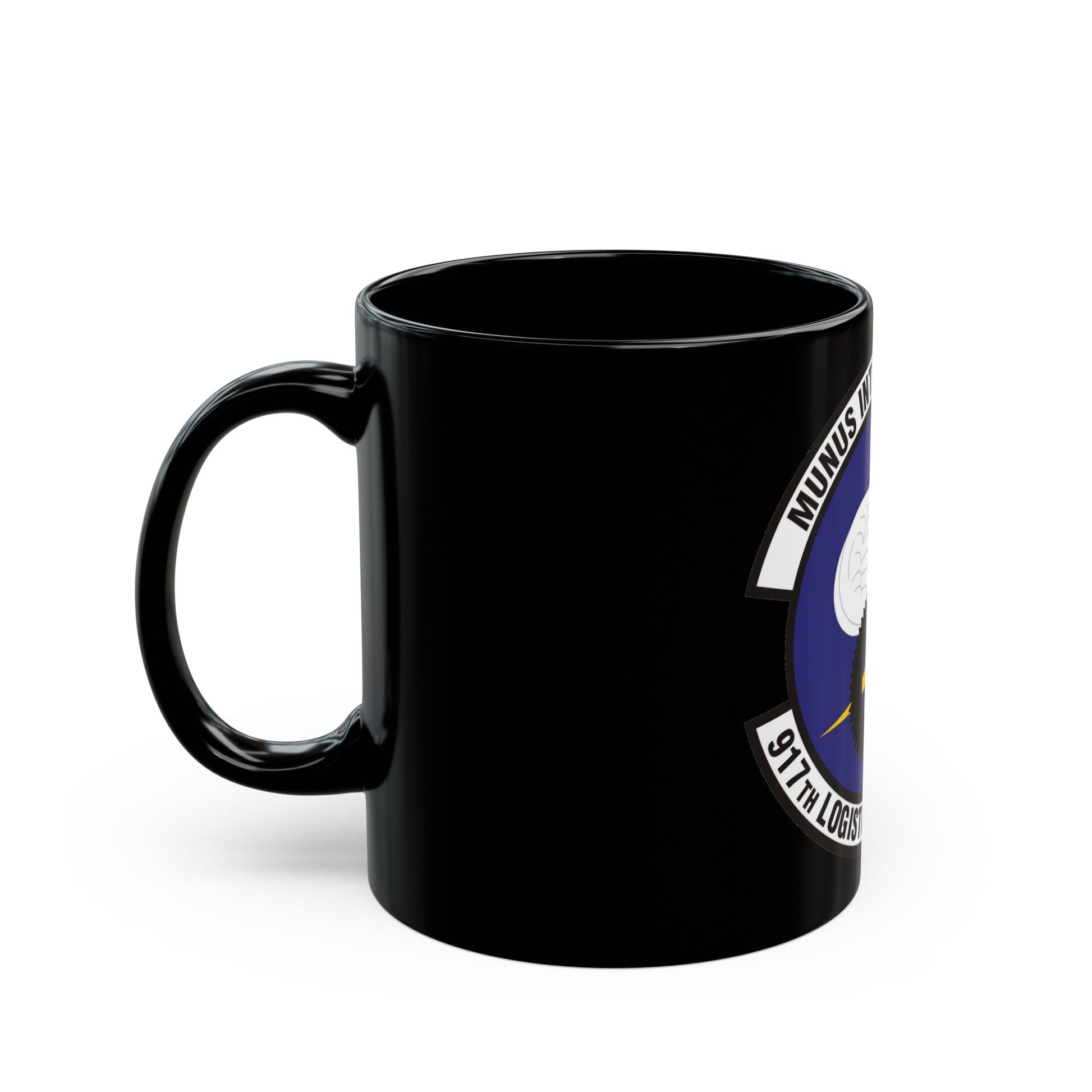 917th Logistics Readiness Squadron (U.S. Air Force) Black Coffee Mug-The Sticker Space