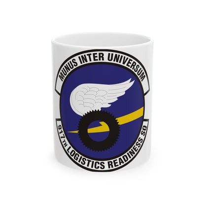 917th Logistics Readiness Squadron (U.S. Air Force) White Coffee Mug-11oz-The Sticker Space