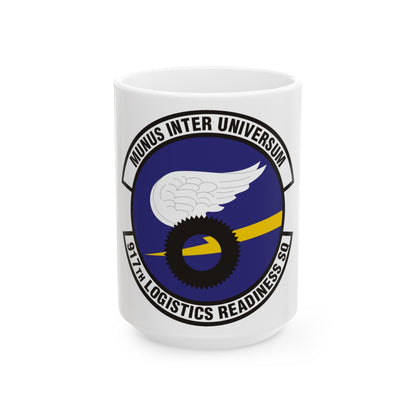 917th Logistics Readiness Squadron (U.S. Air Force) White Coffee Mug-15oz-The Sticker Space