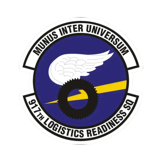 917th Logistics Readiness Squadron (U.S. Air Force) STICKER Vinyl Kiss-Cut Decal 2 Inch White - The Sticker Space