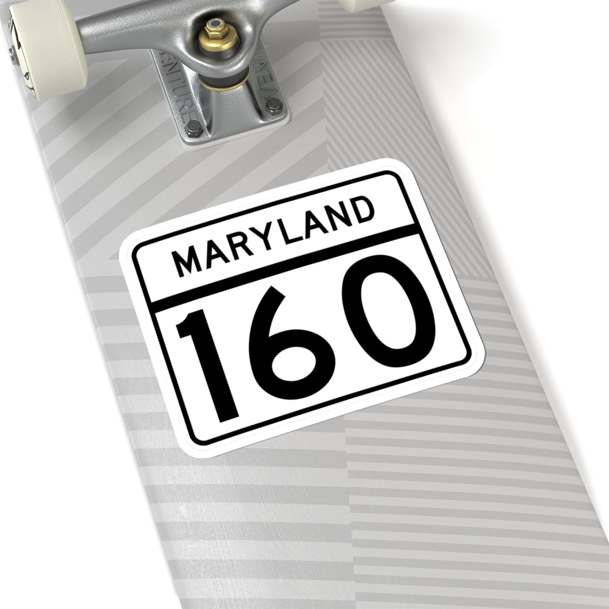 MD Route 160 (Maryland) (Road Sign) STICKER Vinyl Kiss-Cut Decal