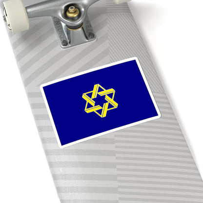 Flag of Makkari Hokkaido (Japan) STICKER Vinyl Kiss-Cut Decal