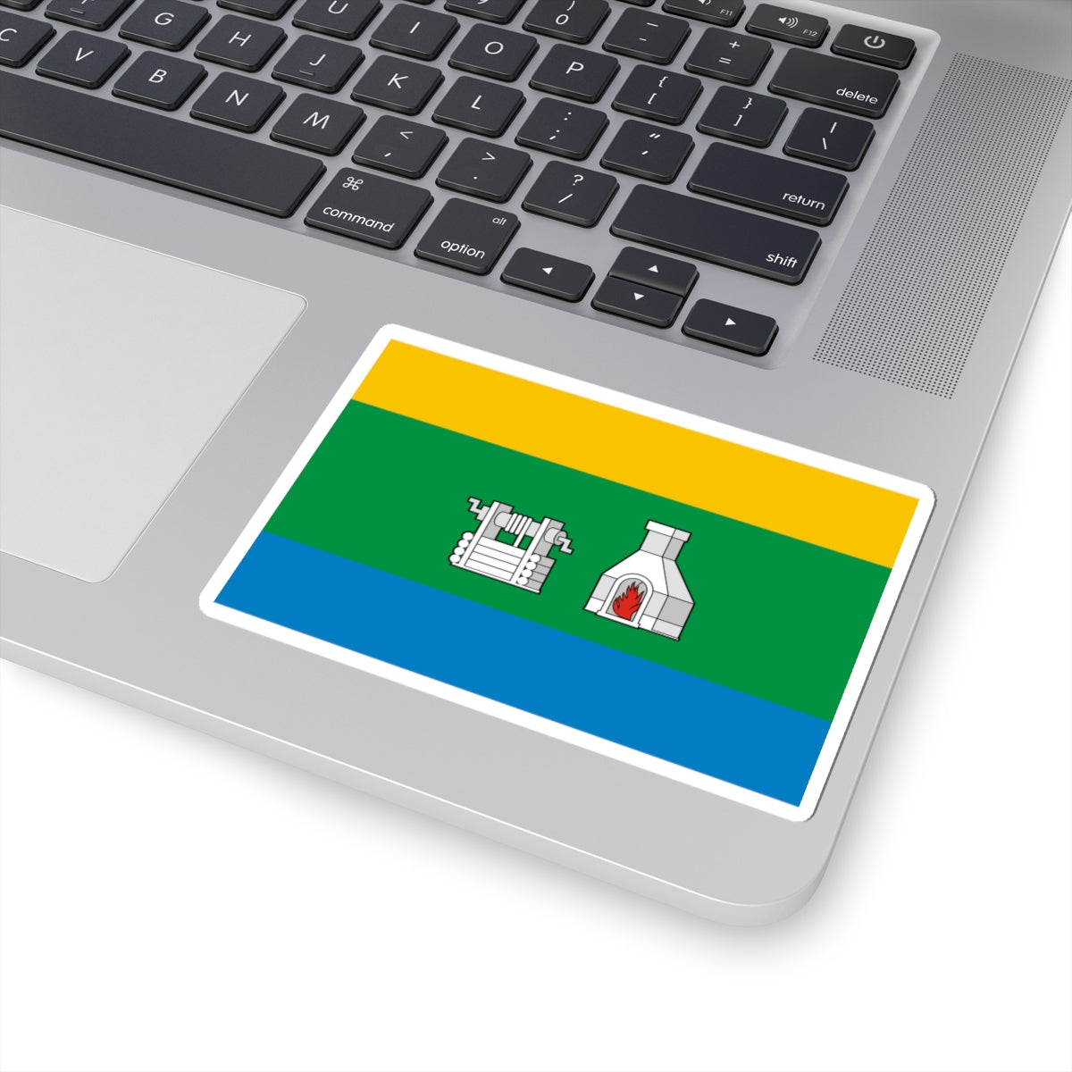 Flag of Yekaterinburg Sverdlovsk oblast (Russia) STICKER Vinyl Kiss-Cut Decal