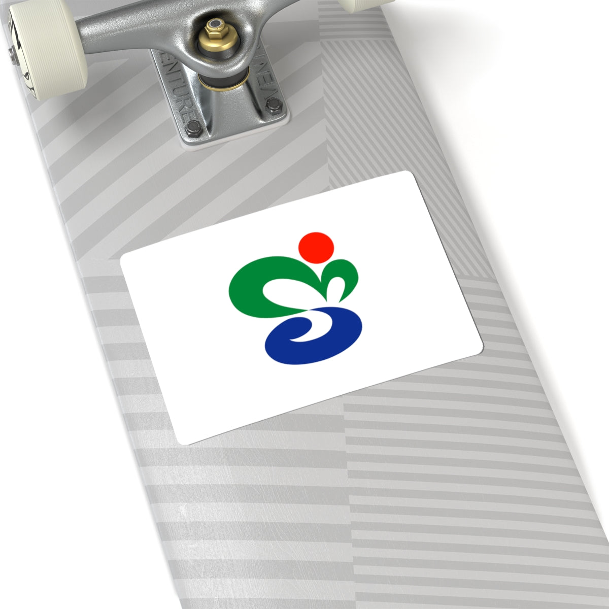 Flag of Munakata Fukuoka (Japan) STICKER Vinyl Kiss-Cut Decal