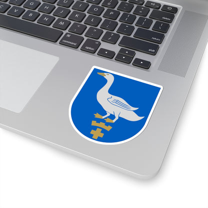 Pyhäjoki.vaakuna (Finland) (Coat of Arms) STICKER Vinyl Kiss-Cut Decal
