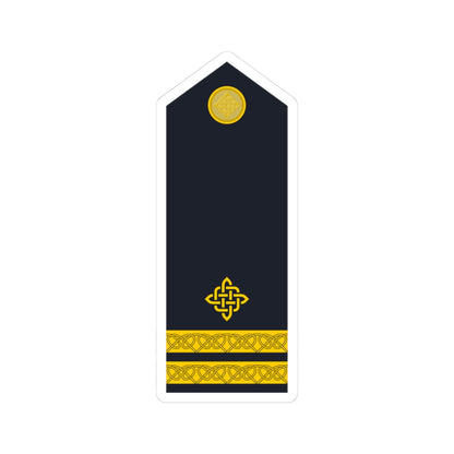 Naramenica ljetne odore poručnika fregate HRM (Croatia) (Military Rank) STICKER Vinyl Kiss-Cut Decal