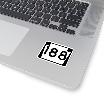 PA-188 (Pennsylvania) (Road Sign) STICKER Vinyl Kiss-Cut Decal