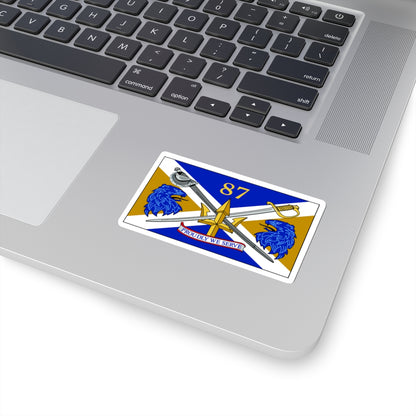 USS Mason DDG 87 Battle Flag (U.S. Navy) STICKER Vinyl Kiss-Cut Decal