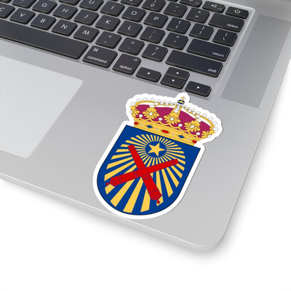 Artilleri- och ingenjörshögskolan vapen (Sweden) (Coat of Arms) STICKER Vinyl Kiss-Cut Decal