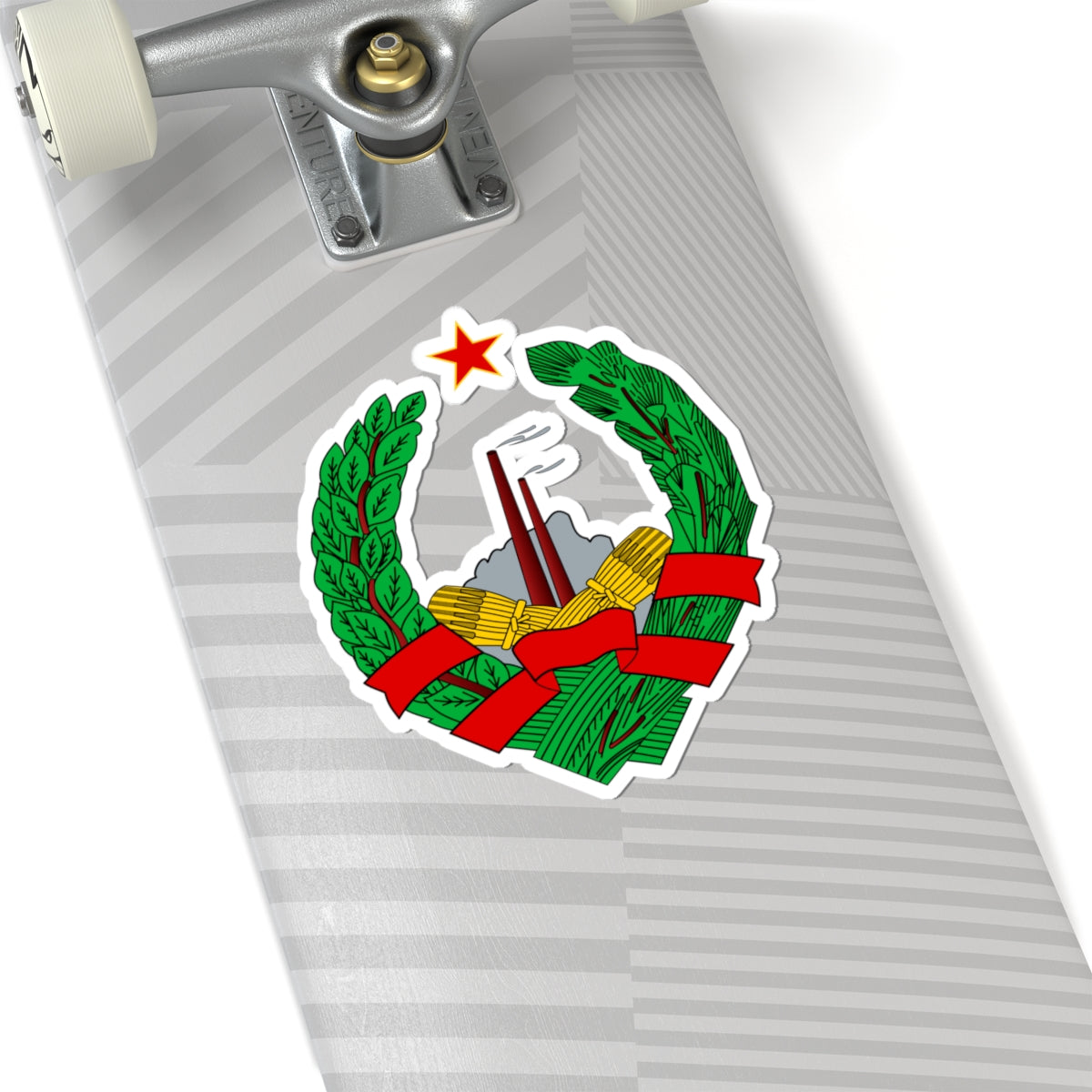 Coat of Arms of the Socialist Republic of Bosnia and Herzegovina - STICKER Vinyl Kiss-Cut Decal