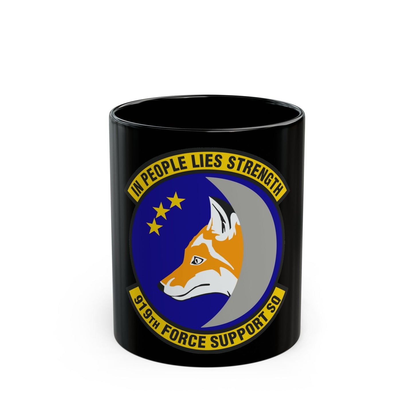 919th Force Support Squadron (U.S. Air Force) Black Coffee Mug-11oz-The Sticker Space