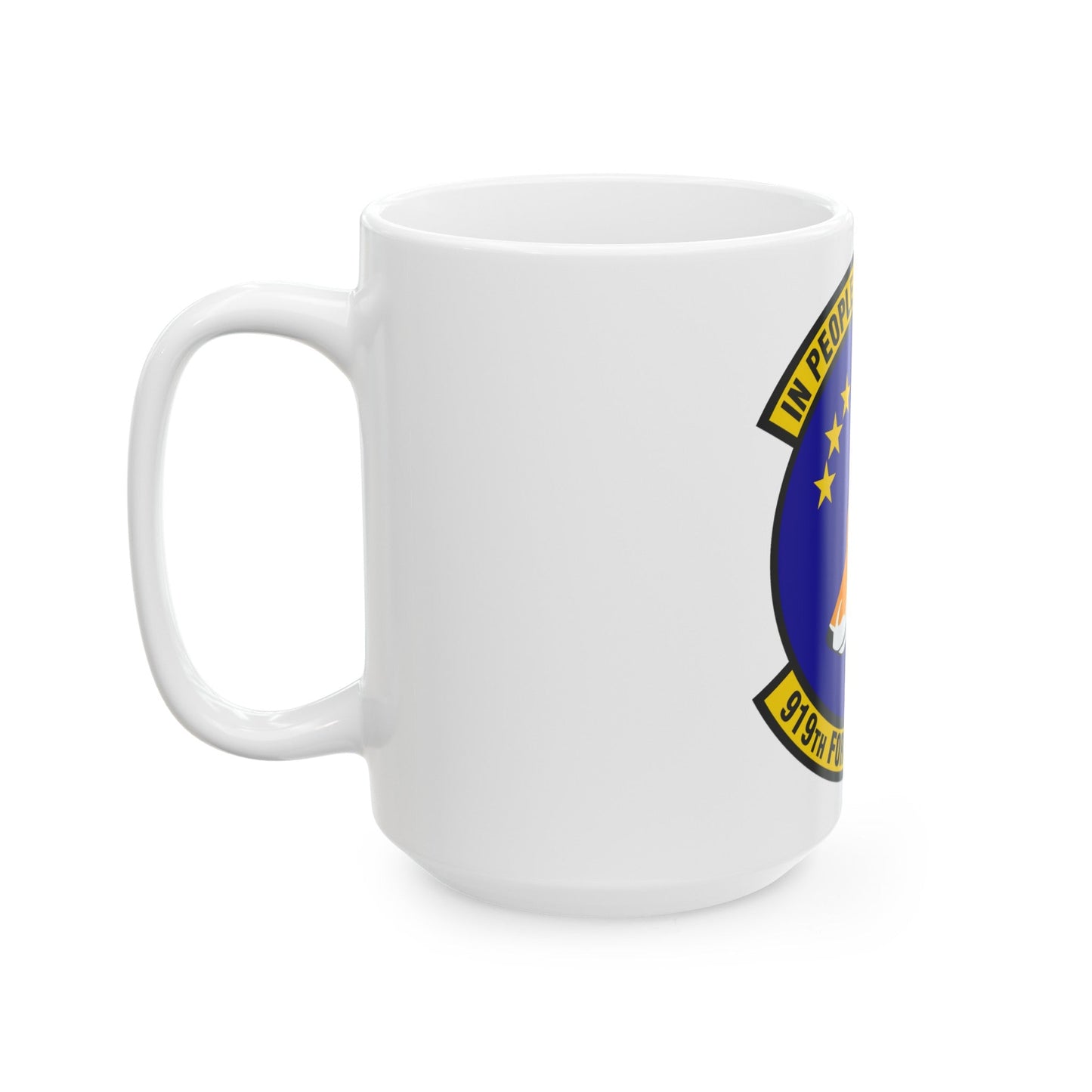 919th Force Support Squadron (U.S. Air Force) White Coffee Mug-The Sticker Space