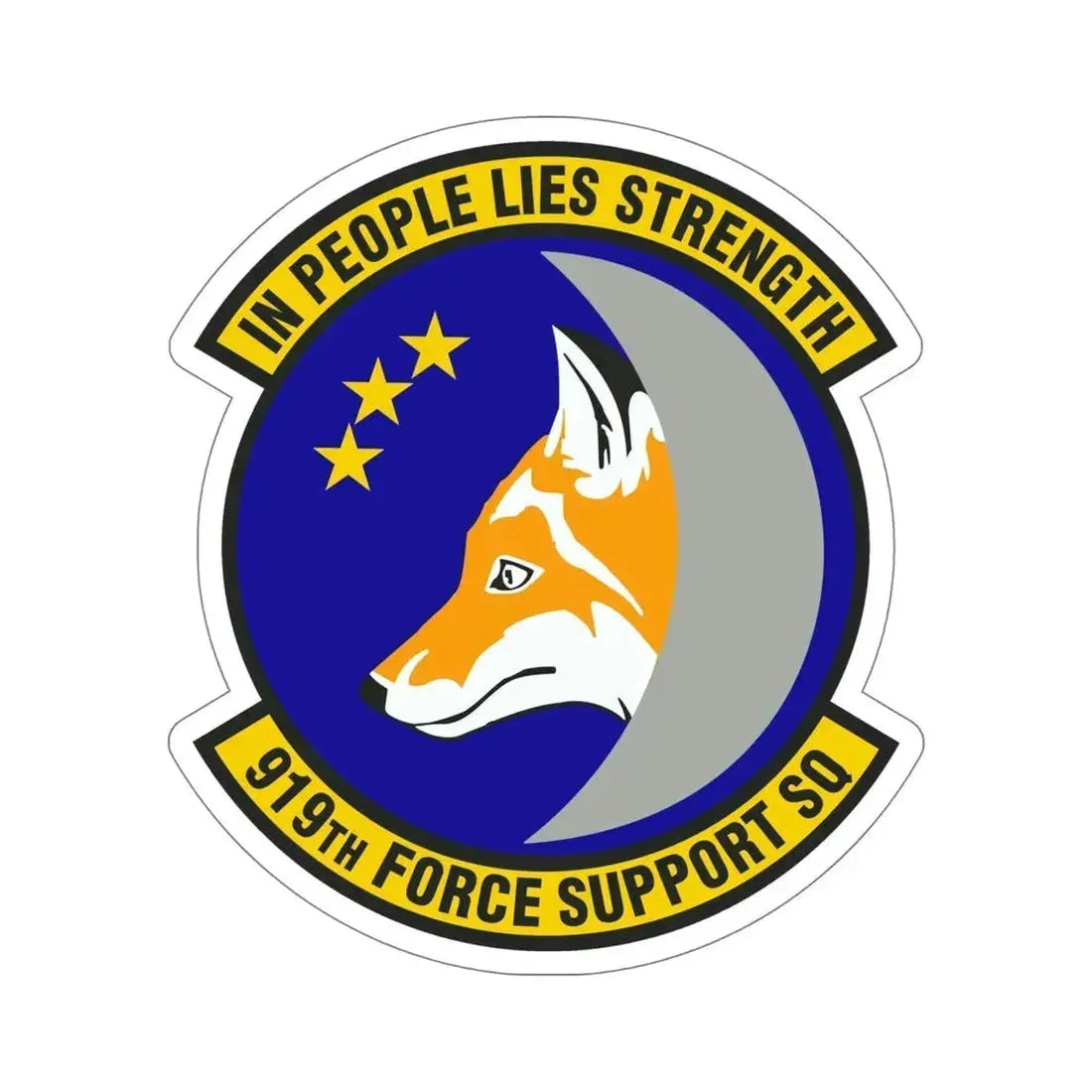 919th Force Support Squadron (U.S. Air Force) STICKER Vinyl Die-Cut Decal - The Sticker Space