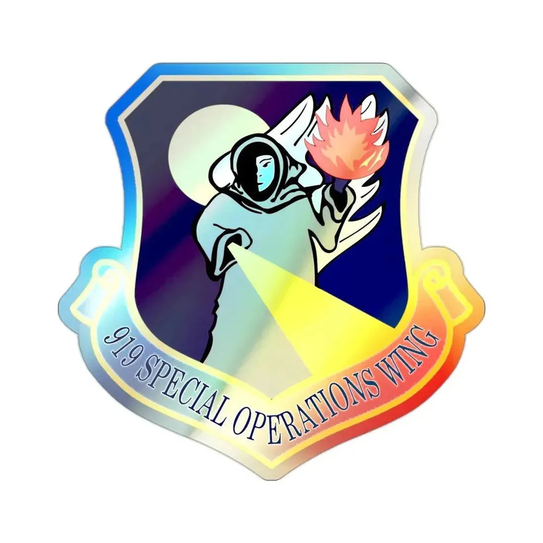 919th Special Operations Wing (U.S. Air Force) Holographic STICKER Die-Cut Vinyl Decal 2 Inch Holographic - The Sticker Space