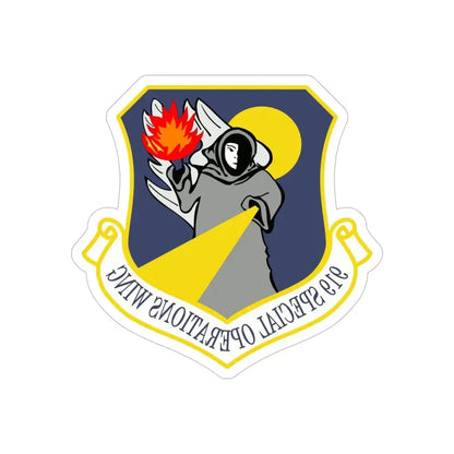 919th Special Operations Wing (U.S. Air Force) REVERSE PRINT Transparent Die-Cut STICKER - The Sticker Space