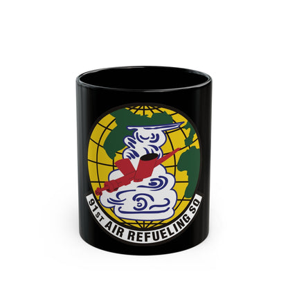 91st Air Refueling Squadron (U.S. Air Force) Black Coffee Mug-11oz-The Sticker Space